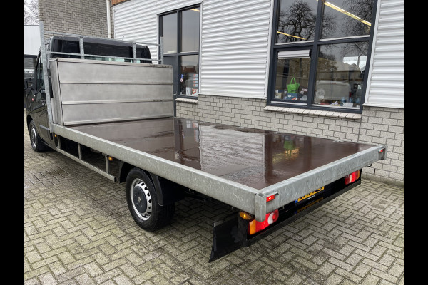 Renault Master T35 2.3 dCi 165pk L3 Energy EURO VI / pickup / open laadbak / plateau L 375 x B 210 / vaste prijs rijklaar € 22.950 ex btw / lease vanaf € 410 / airco / cruise / navigatie / opberg box