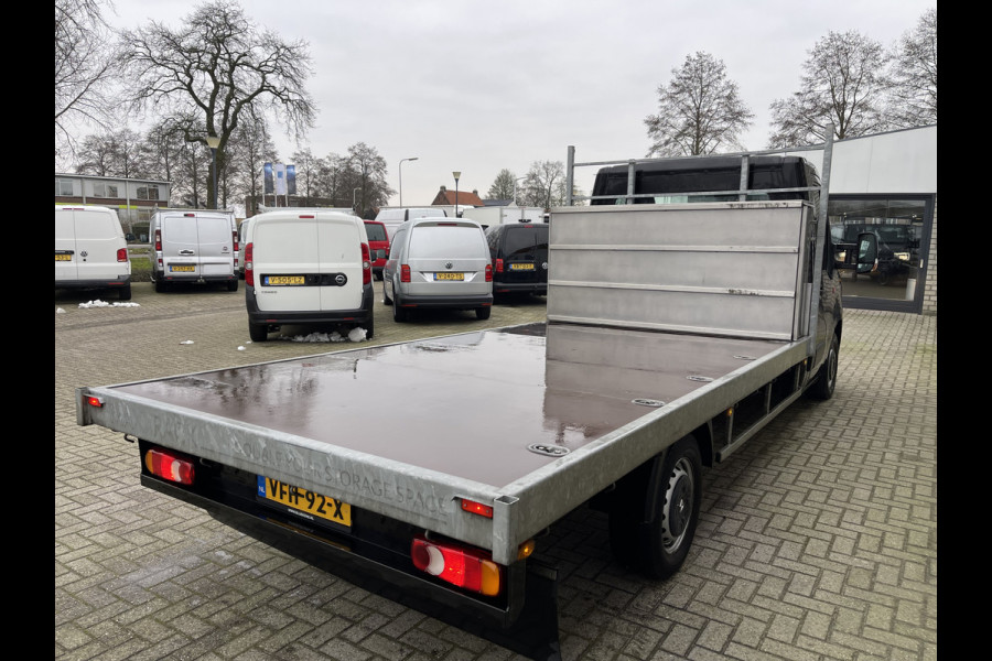 Renault Master T35 2.3 dCi 165pk L3 Energy EURO VI / pickup / open laadbak / plateau L 375 x B 210 / vaste prijs rijklaar € 22.950 ex btw / lease vanaf € 410 / airco / cruise / navigatie / opberg box