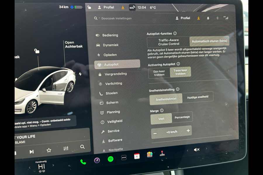 Tesla Model 3 Long Range AWD 75 kWh 88% SOH Trekhaak (1.000kg)