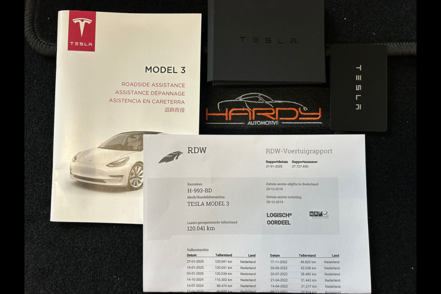 Tesla Model 3 Long Range AWD 75 kWh 88% SOH Trekhaak (1.000kg)