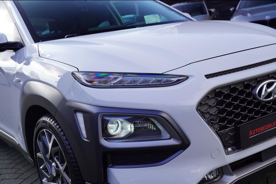 Hyundai Kona 1.6 GDI HEV Premium | Schuif/kanteldak | Stoelverwarming voor + achter | Stoelverkoeling | HuD | Leder | Trekhaak |