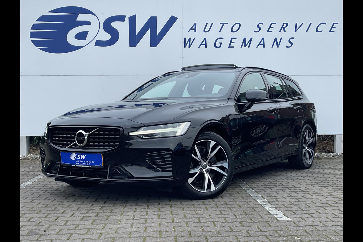 Volvo V60 2.0 T6 Recharge AWD R-Design | Pano | Trekhaak | Pilot Assist | Leder | LED | DAB+