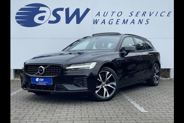 Volvo V60 2.0 T6 Recharge AWD R-Design | Pano | Trekhaak | Pilot Assist | Leder | LED | DAB+