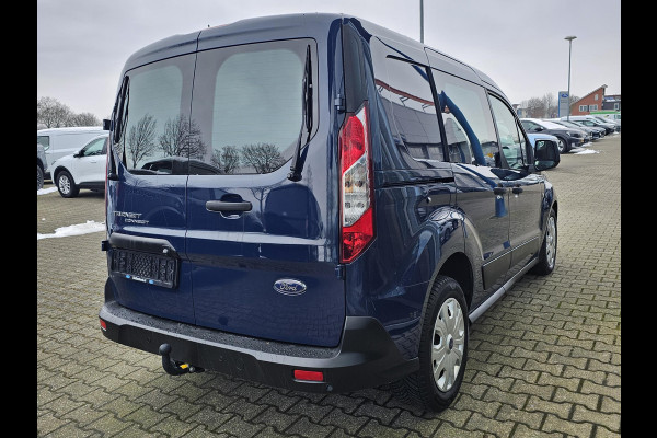 Ford Transit Connect 1.5 EcoBlue L1 Trend | 100pk Automaat | Scherm met Carplay/Android Auto | Trekhaak | Achteruitrijcamera | Ruiten achter + wis/was