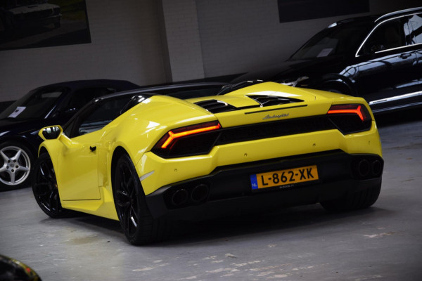 Lamborghini Huracan Spyder 5.2 V10 LP580-2 *Giallo Tenerife* Navi|Dealer onderhouden!!|BTW|Lift