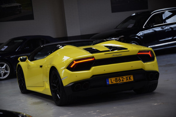 Lamborghini Huracan Spyder 5.2 V10 LP580-2 *Giallo Tenerife* Navi|Dealer onderhouden!!|BTW|Lift