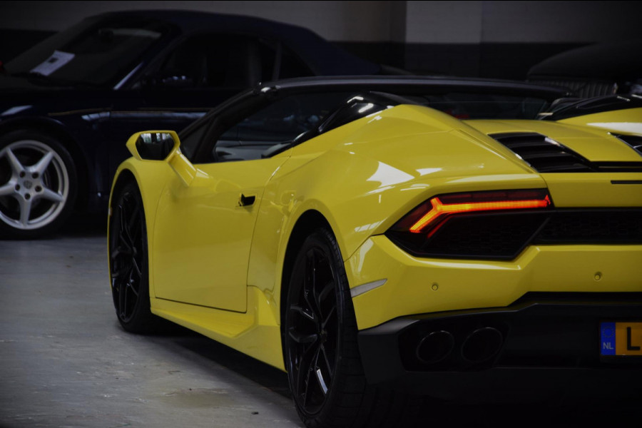 Lamborghini Huracan Spyder 5.2 V10 LP580-2 *Giallo Tenerife* Navi|Dealer onderhouden!!|BTW|Lift