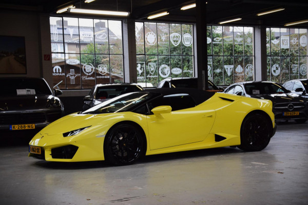 Lamborghini Huracan Spyder 5.2 V10 LP580-2 *Giallo Tenerife* Navi|Dealer onderhouden!!|BTW|Lift