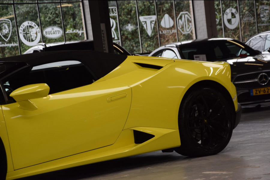 Lamborghini Huracan Spyder 5.2 V10 LP580-2 *Giallo Tenerife* Navi|Dealer onderhouden!!|BTW|Lift