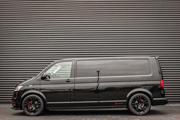 Volkswagen Transporter 2.0 TDI L2H1 150PK FULL BLACK / JB- EDITION / LEDEREN BEKLEDING / VERLAGINGSVEREN / APPLE CARPLAY / SPOILER