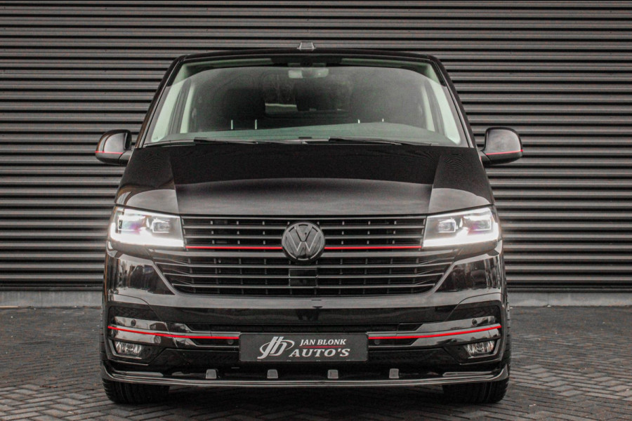 Volkswagen Transporter 2.0 TDI L2H1 150PK FULL BLACK / JB- EDITION / LEDEREN BEKLEDING / VERLAGINGSVEREN / APPLE CARPLAY / SPOILER