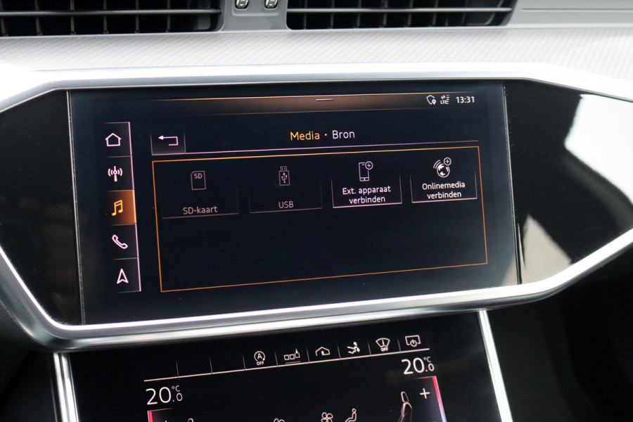 Audi A7 Sportback 4.0 TFSI RS 7 Quattro Aut8 | Vierwielbesturing | Keramisch | Adaptive Cruise Control | HUD | Bang&Olufsen | Stoelventilatie | Nappa Leder | Assistentiepakket City/Tour | Matrix-LED | Soft-Close |