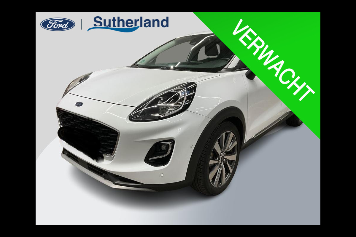 Ford Puma 1.0 EcoBoost Hybrid Titanium | Adaptive cruise control | Winter Pack | 18 inch velgen | Camera | Elektrische achterklep