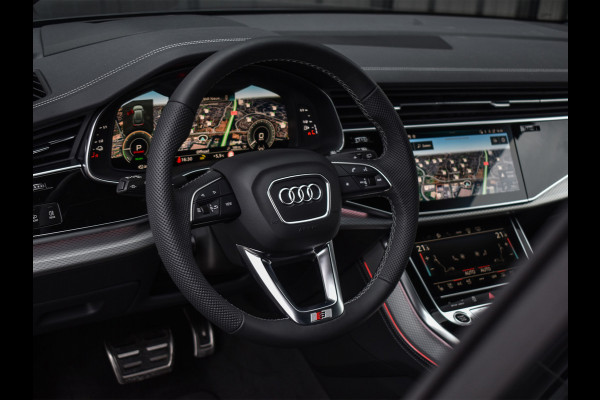 Audi Q8 60 TFSI e Competition | PANORAMADAK | 4 WIEL BESTURING | 4 JR FABRIEKSGARANTIE | MASSAGESTEOLEN | STOEL- VERWARMING EN VENTILATI