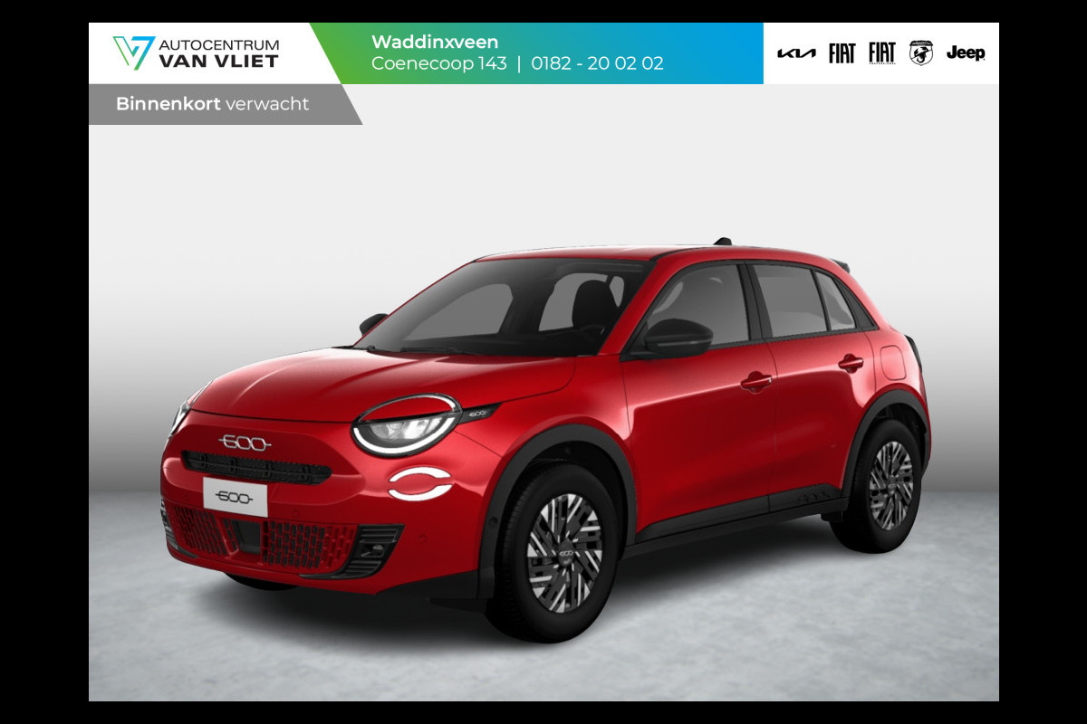 Fiat 600 1.2 Hybrid 100 Urban | Automaat | PDC | Cruise | Airco | Apple Carplay