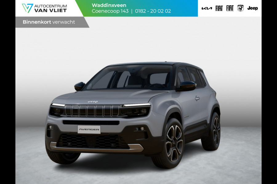 Jeep Avenger 1.2 e-Hybrid Summit | Schuif/Kanteldak | Leder&Winter Pack | Infotainment & Convenience Pack | Storm Grey