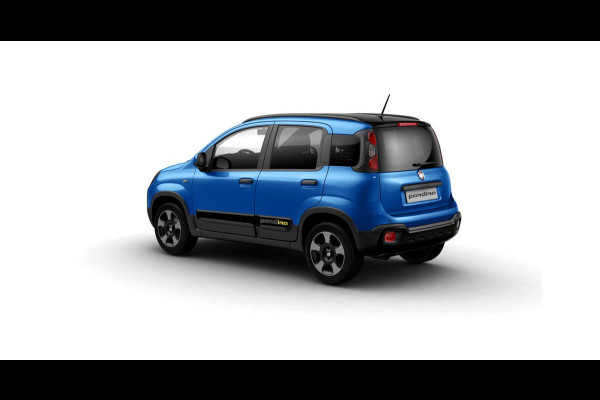 Fiat Panda Hybrid Pandina | Airco | Cruise | Priv Glass | Dakrails | 15" | PDC | Apple Carply | Blue Italia