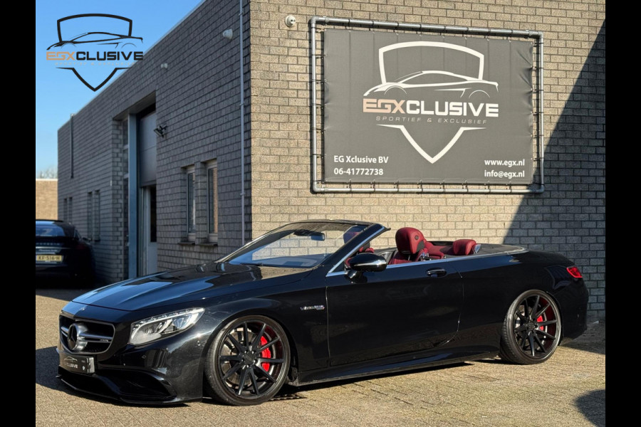 Mercedes-Benz S-Klasse Cabrio AMG 63 4Matic Nightvision/Luchtvering/Headup/Burmester/Stoelkoeling/Verwarming