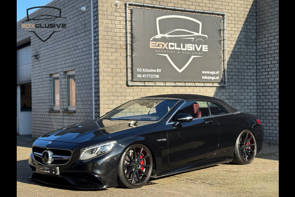 Mercedes-Benz S-Klasse Cabrio AMG 63 4Matic Nightvision/Luchtvering/Headup/Burmester/Stoelkoeling/Verwarming