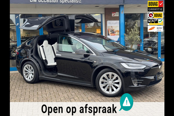 Tesla Model X 75D Base 7p. 2018 Zwart AUT NAP BTW 1e Eig!