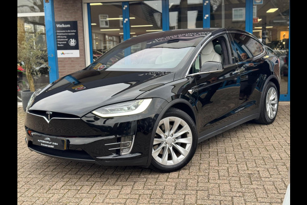 Tesla Model X 75D Base 7p. 2018 Zwart AUT NAP BTW 1e Eig!