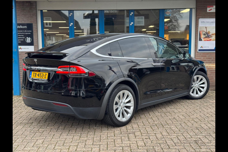 Tesla Model X 75D Base 7p. 2018 Zwart AUT NAP BTW 1e Eig!