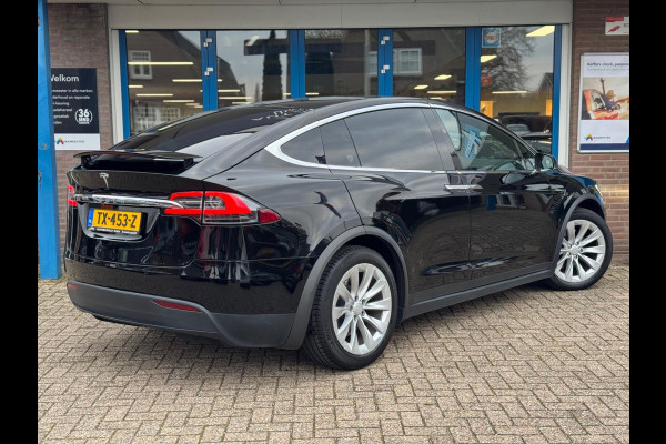 Tesla Model X 75D Base 7p. 2018 Zwart AUT NAP BTW 1e Eig!