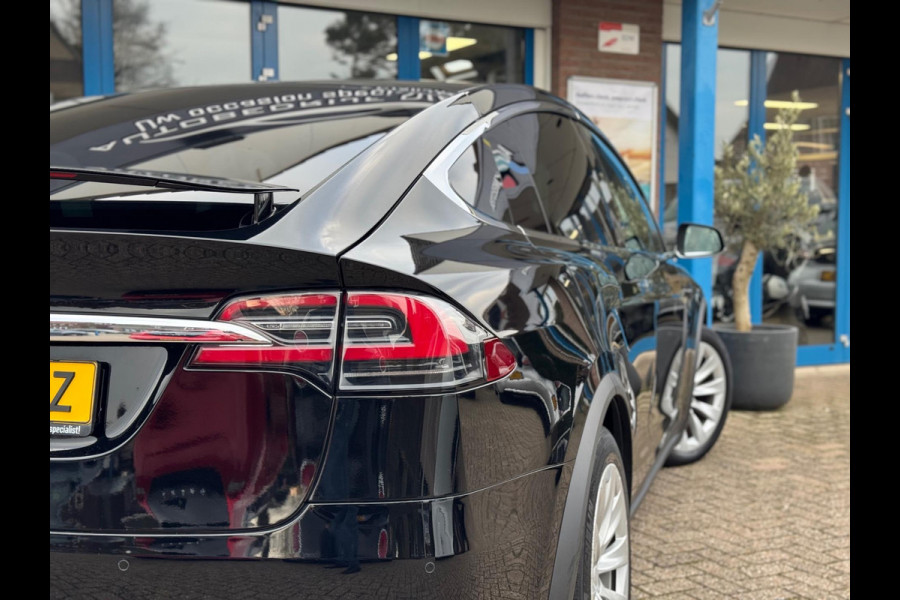 Tesla Model X 75D Base 7p. 2018 Zwart AUT NAP BTW 1e Eig!