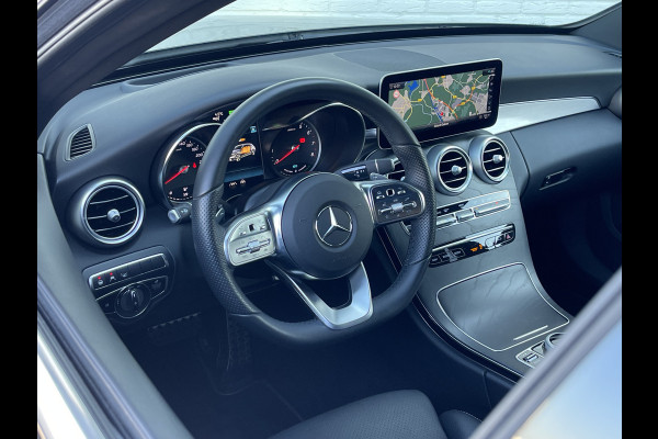 Mercedes-Benz C-Klasse Estate 300 e Business Solution AMG | Trekhaak | Leder | ACC | HUD | MultiBeam LED | Keyless | 18 inch