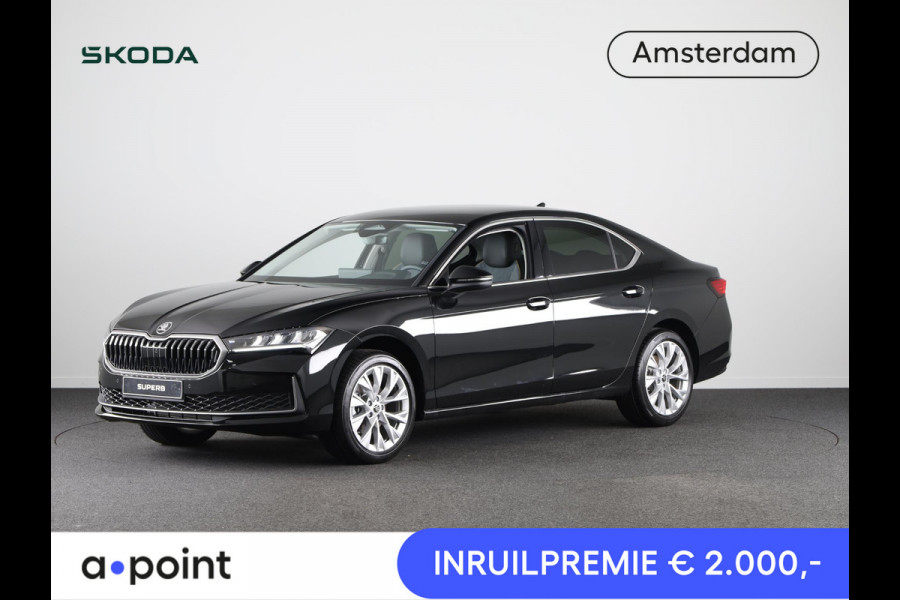 Škoda Superb Busines Edition m-HEV 1.5 TSI 150 pk 7 versn. DSG Škoda Superb First Edition m-HEV 1.5 TSI 150 pk 7 versn. DSG | Lounge | 18 inch | Trekhaak wegklapbaar