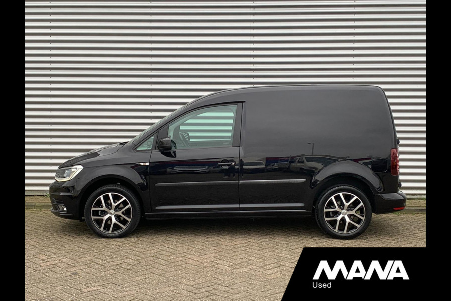 Volkswagen Caddy 2.0TDI L1H1 102pk Automaat LED Airco ACC Sensoren CarPlay Navi Armsteun Leder LMV Verwarmde-Spiegel/Voorruit 12V