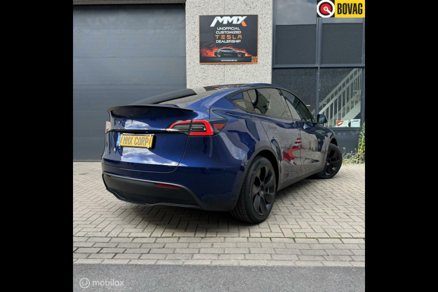 Tesla Model Y Long Range RWD BLAUW MiG MMX PACK TREKHAAK