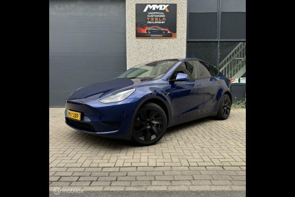 Tesla Model Y Long Range RWD BLAUW MiG MMX PACK TREKHAAK