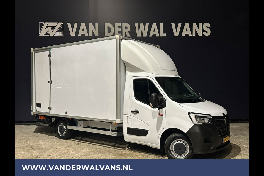 Renault Master 2.3 dCi 145 pk 2500kg Trekhaak Bakwagen 232cm Hoog Laadklep Zijdeur Euro6 Airco | LAT OM LAT Cruisecontrol, Bijrijdersbank, LED, 860kg laadvermogen