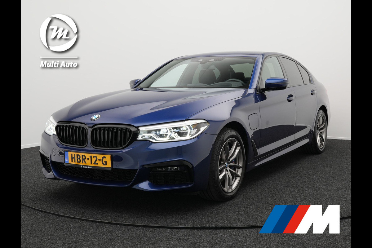 BMW 5 Serie 530e M Sport Plug In Hybrid Dealer O.H PHEV | Lederen Sportstoelen | Head Up | Harman Kardon | Camera | Sfeerverlichting | Apple Carplay | DAB | El. Achterklep |