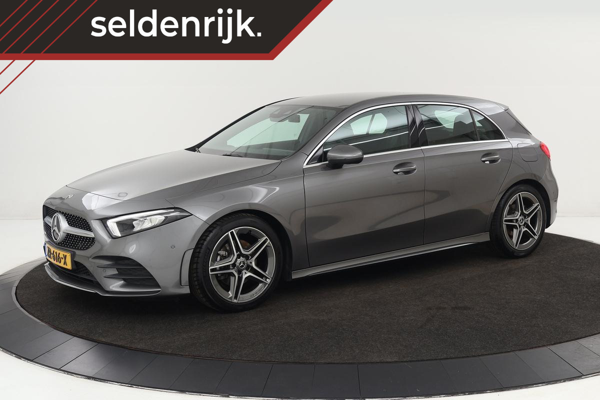 Mercedes-Benz A-Klasse 180 AMG | Stoelverwarming | Carplay | Trekhaak | Leder/Alcantara | Full LED | Camera | Widescreen | Navigatie | Park Assist