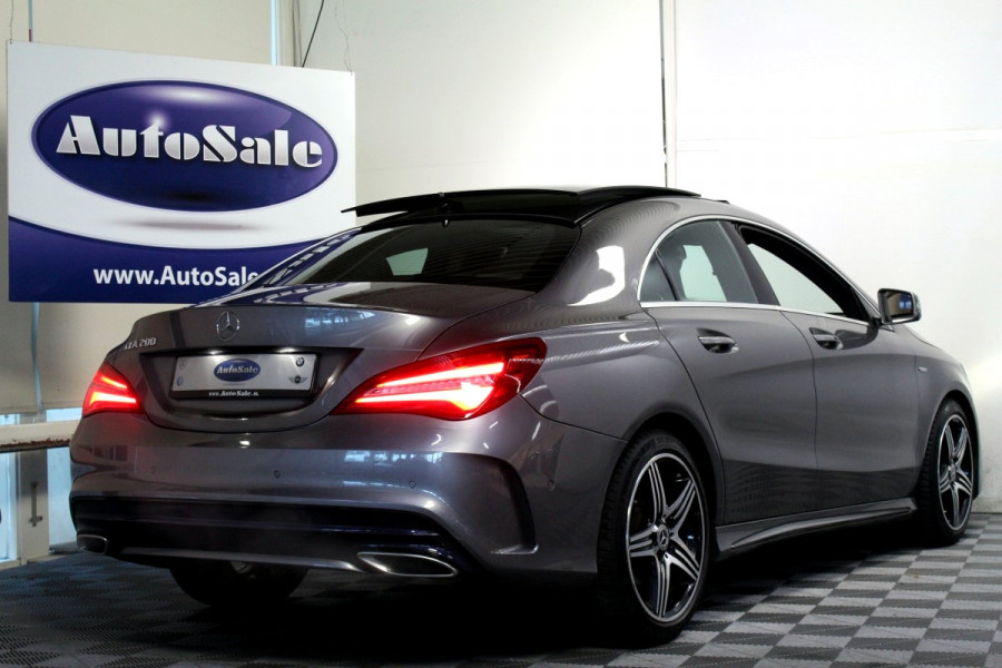 Mercedes-Benz CLA-Klasse 200 AMG AUT 1eEIG! PANO LEDER NAV CAMERA STOELVW '18