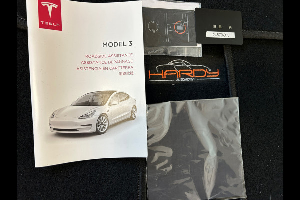 Tesla Model 3 Long Range AWD 75 kWh 90% SOH Trekhaak 1.000kg Rood Metallic / Wit Leder