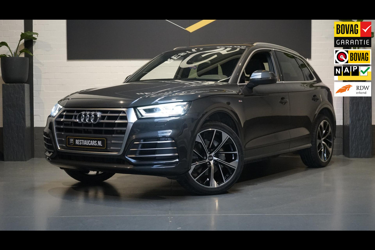 Audi Q5 2.0 TFSI Quattro S-line 252PK AUTOMAAT-ACC-B&O-CAMERA-CLIMA-PANO-NAVIGATIE-PANORAMA-VIRTUEEL