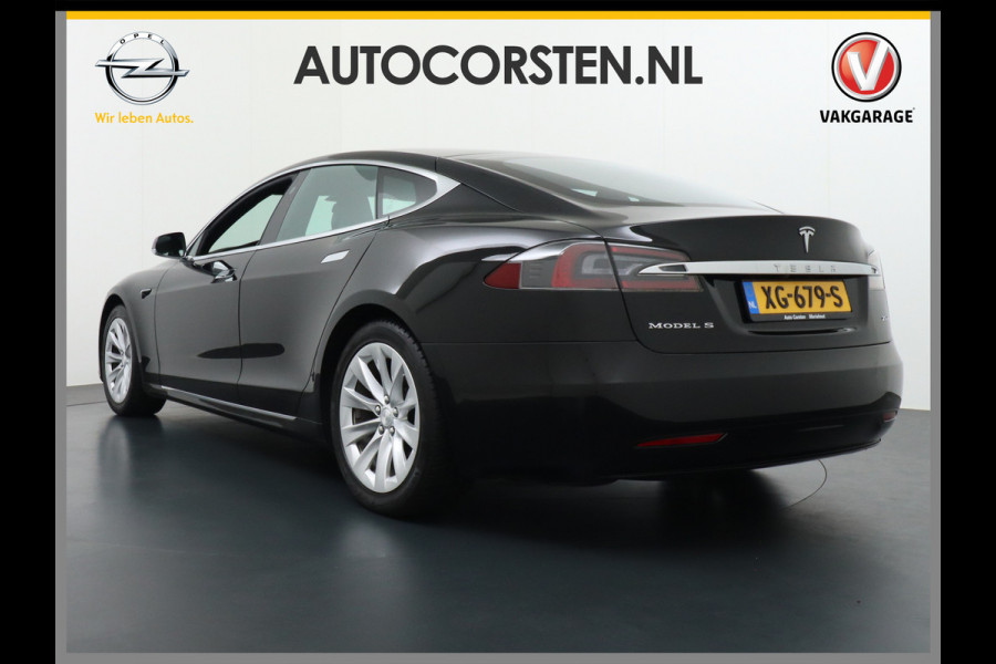 Tesla Model S 75D 476pk AWD Luchtvering Performance Enhanced AutoPilot Navi Panorama-Dak Camera Adaptive-Led Premium Conncetivity Elektr.-1/2- 19"LM 4WD Schuifkanteldak Wi-Fi.Vb. App AEB ASR Rijstrookhulp Bordherkenning ACC ESP DodehoekDetector  Mistlampen Verwarmde-Sproeiers Performance Pakket (panoramadak autopilot) €92.000 nieuw