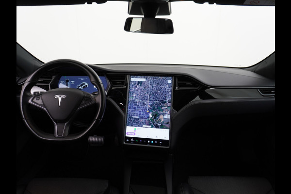 Tesla Model S 75D 476pk AWD Luchtvering Performance Enhanced AutoPilot Navi Panorama-Dak Camera Adaptive-Led Premium Conncetivity Elektr.-1/2- 19"LM 4WD Schuifkanteldak Wi-Fi.Vb. App AEB ASR Rijstrookhulp Bordherkenning ACC ESP DodehoekDetector  Mistlampen Verwarmde-Sproeiers Performance Pakket (panoramadak autopilot) €92.000 nieuw