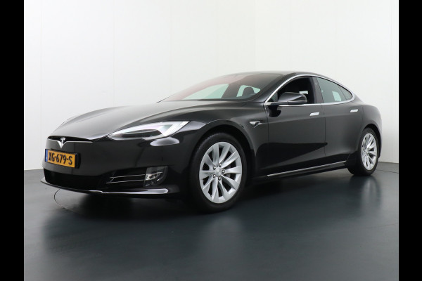 Tesla Model S 75D 476pk AWD Luchtvering Performance Enhanced AutoPilot Navi Panorama-Dak Camera Adaptive-Led Premium Conncetivity Elektr.-1/2- 19"LM 4WD Schuifkanteldak Wi-Fi.Vb. App AEB ASR Rijstrookhulp Bordherkenning ACC ESP DodehoekDetector  Mistlampen Verwarmde-Sproeiers Performance Pakket (panoramadak autopilot) €92.000 nieuw