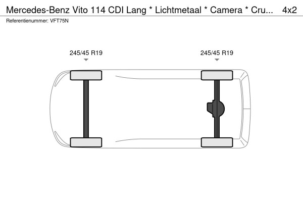 Mercedes-Benz Vito 114 CDI Lang * Lichtmetaal * Camera * Cruise *