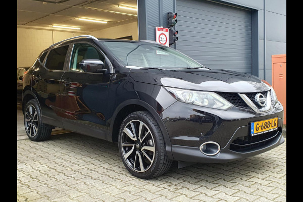 Nissan QASHQAI 1.2 Tekna - PANO / AFN. TREKHAAK / LEDER + STOELVERW / VOORRUITVERW. / 360 CAM / KEYLESS / LANE-ASS / LM-VELGEN '19