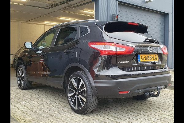 Nissan QASHQAI 1.2 Tekna - PANO / AFN. TREKHAAK / LEDER + STOELVERW / VOORRUITVERW. / 360 CAM / KEYLESS / LANE-ASS / LM-VELGEN '19