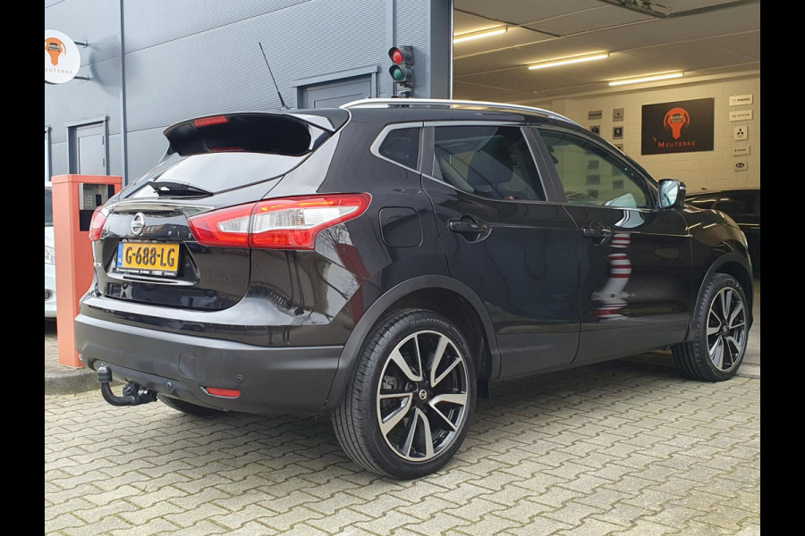 Nissan QASHQAI 1.2 Tekna - PANO / AFN. TREKHAAK / LEDER + STOELVERW / VOORRUITVERW. / 360 CAM / KEYLESS / LANE-ASS / LM-VELGEN '19