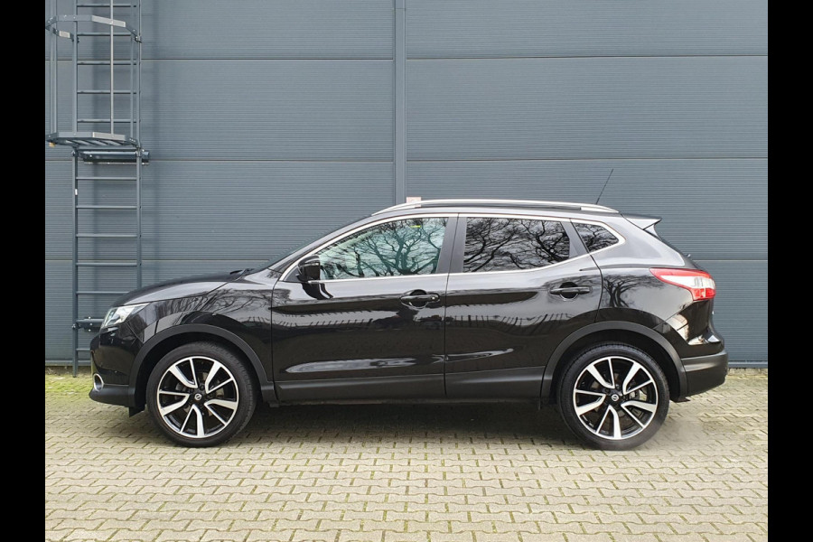 Nissan QASHQAI 1.2 Tekna - PANO / AFN. TREKHAAK / LEDER + STOELVERW / VOORRUITVERW. / 360 CAM / KEYLESS / LANE-ASS / LM-VELGEN '19