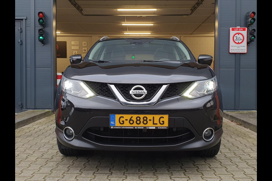 Nissan QASHQAI 1.2 Tekna - PANO / AFN. TREKHAAK / LEDER + STOELVERW / VOORRUITVERW. / 360 CAM / KEYLESS / LANE-ASS / LM-VELGEN '19