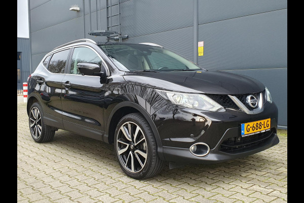 Nissan QASHQAI 1.2 Tekna - PANO / AFN. TREKHAAK / LEDER + STOELVERW / VOORRUITVERW. / 360 CAM / KEYLESS / LANE-ASS / LM-VELGEN '19