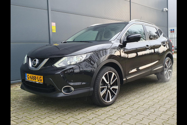 Nissan QASHQAI 1.2 Tekna - PANO / AFN. TREKHAAK / LEDER + STOELVERW / VOORRUITVERW. / 360 CAM / KEYLESS / LANE-ASS / LM-VELGEN '19